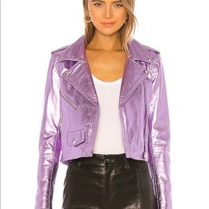 Free People Understated Leather Mercy Crop jacket Space Cowboy